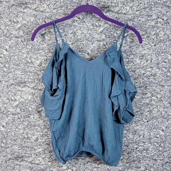 Moa Moa Cold Shoulder Blouse - Picture 3 of 4